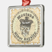 Montana Biker  Metalen Ornament (Links)