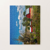 Montana Boerderij Barn. Legpuzzel (Verticaal)
