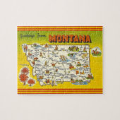 Montana Briefkaart Kaart Jigsaw Puzzel (Horizontaal)