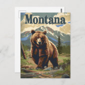 Montana Brown Beer Briefkaart (Voorkant / Achterkant)