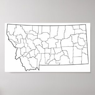 Montana County's Blank overzicht