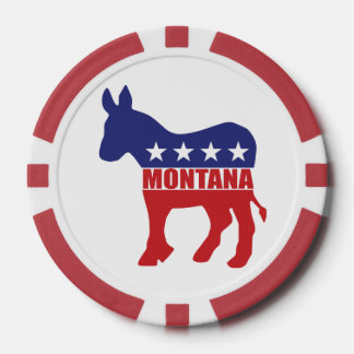 Montana Democraat Donkey Poker Chips