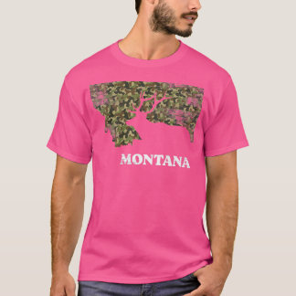 Montana Elk Hertenjacht Camouflage Montana Hunter T-shirt