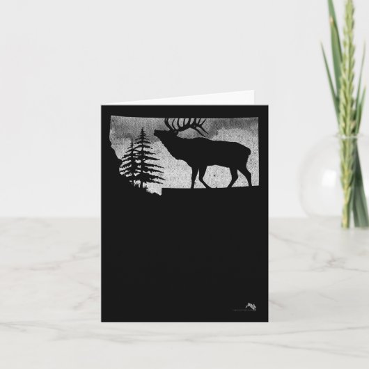 Montana Elk Hunter Kaart (Voorkant)