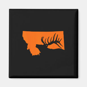 Montana Elk Hunting Magneet