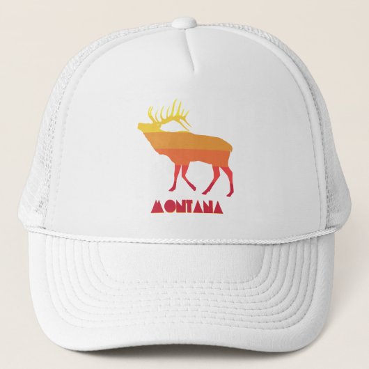 Montana Elk Trucker Pet (Voorkant)