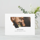 Montana Enregistrer le Carte photo de date (Debout devant)