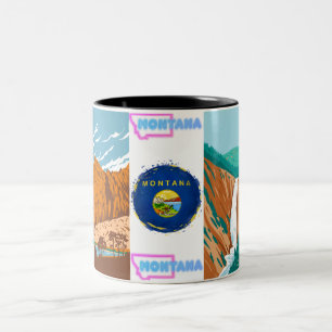 Montana Explorer Mok: Slurpen met Schitterend Moed Tweekleurige Koffiemok
