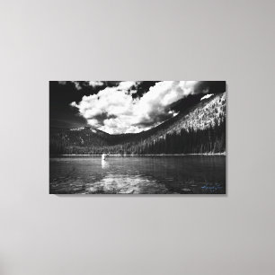 Montana Fisherman Canvas Afdruk