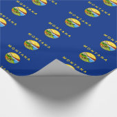 Montana Flag Cadeaupapier (Hoek)