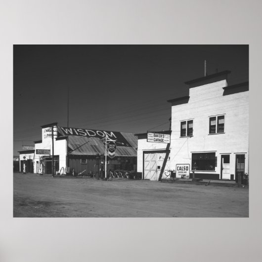 Montana Gas Stations, 1942 Poster (Voorkant)
