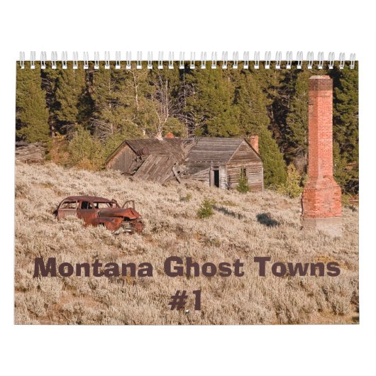 Montana Ghost Towns Agenda #1 Kalender (Hoes)