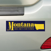 Montana Gold Bumpersticker (Op auto)
