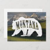 Montana Grizzly Beer briefkaart (Voorkant / Achterkant)