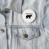 Montana Grizzly Beer Ronde Button 5,7 Cm (In situ)