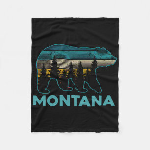Montana Grizzly Beer Souvenir Fleece Deken