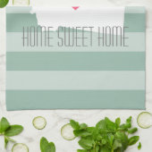 Montana Home State Love met Custom Heart Theedoek (Gevouwen)