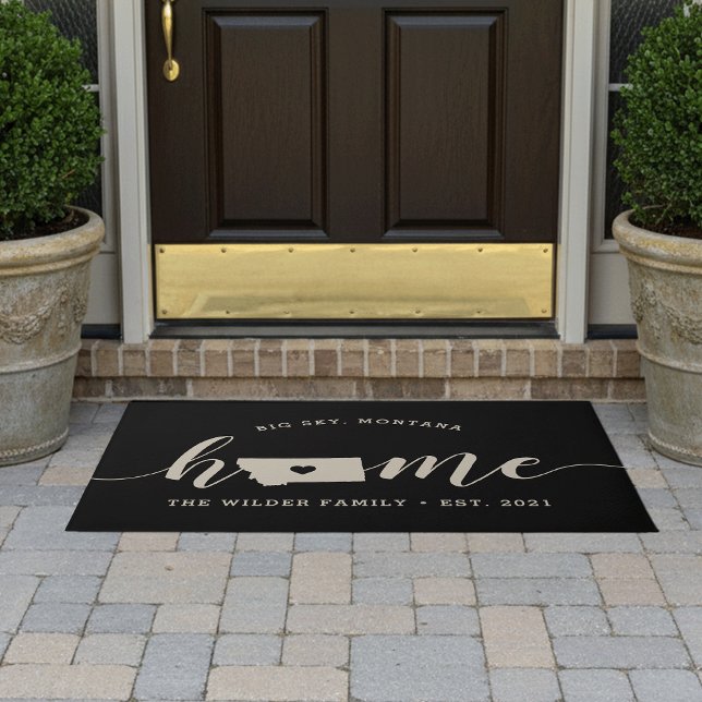 Montana Home State Personalized Deurmat (Creator heeft geüpload)