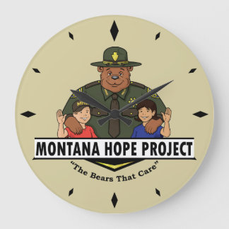 Montana Hope Project-klok (tan) Grote Klok