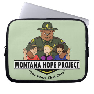 Montana Hope Project-laptophoes (blauwgroen) Laptop Sleeve
