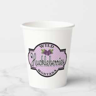 Montana Huckleberry cups Papieren Bekers
