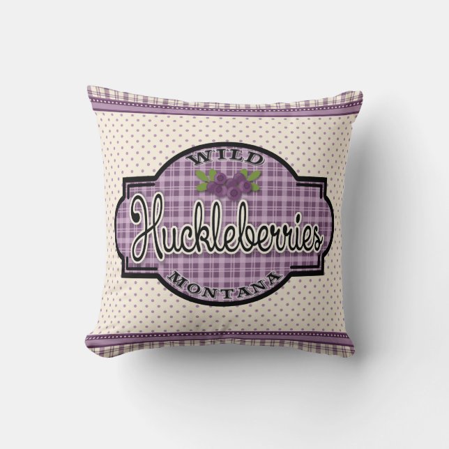 Montana Huckleberry Pillow Kussen (Voorkant)