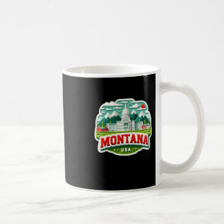Montana in de Verenigde Staten Sticker Koffiemok