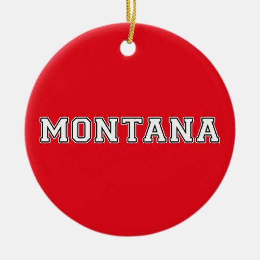Montana Keramisch Ornament (Voorkant)