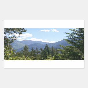 Montana Landscape Schilderachtig Uitzicht Rechthoekige Sticker