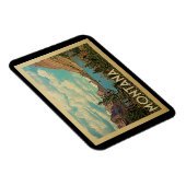 Montana Magnet Glacier Park  Magneet (Rechterzijde)