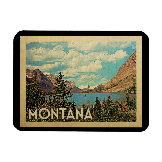 Montana Magnet Glacier Park  Magneet (Horizontaal)