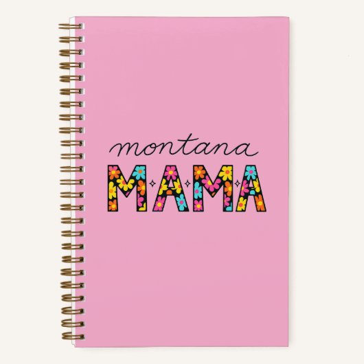 Montana Mama Spiral Notebook Notitieboek (Voorkant)
