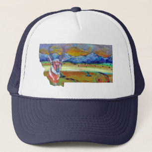 Montana met Prong Horn Trucker Pet