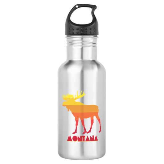 Montana Moose Waterfles (Voorkant)
