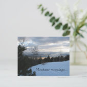 Montana Mornings 1 Briefkaart (Staand voorkant)