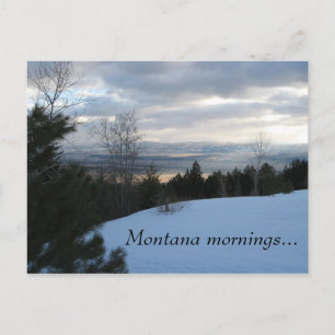 Montana Mornings 1 Briefkaart