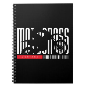 Montana Motocross Motorfiets Silhouet Notitieboek