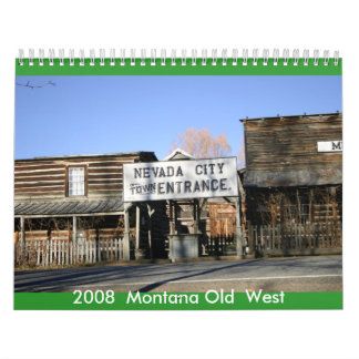 Montana Old West. Kalender