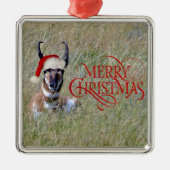 Montana Pronghorn Metalen Ornament (Voorkant)