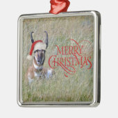 Montana Pronghorn Metalen Ornament (Links)