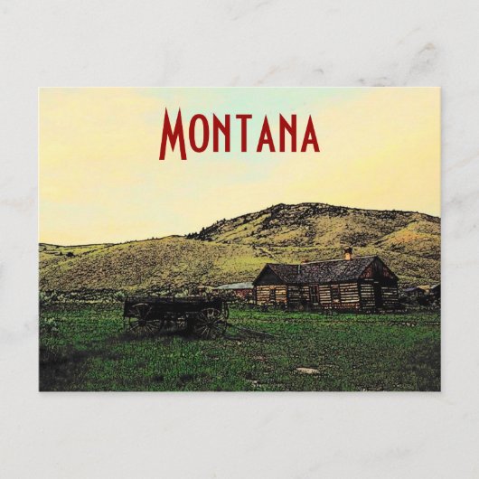 Montana Ranch Briefkaart (Voorkant)