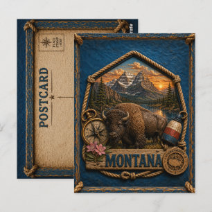 Montana Reis door het verleden Briefkaart