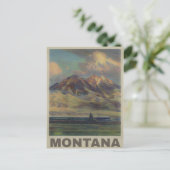 Montana-reizen Briefkaart (Staand voorkant)