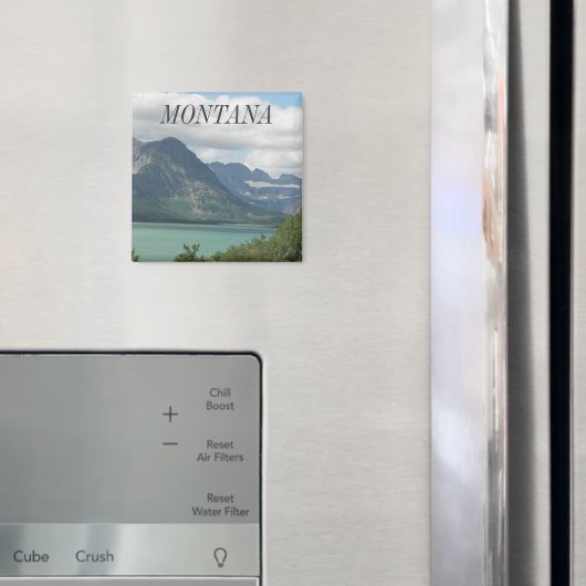Montana Rockies Landscape Foto Magneet (Insitu (Koelkast))