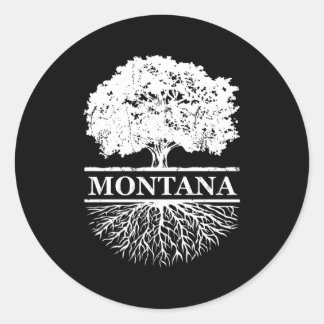 Montana Roots Buiten Ronde Sticker