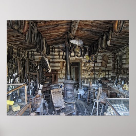 MONTANA SADDLERY SHOP POSTER (Voorkant)