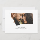 Montana Sla de datum fotokaart op Save The Date (Voorkant)
