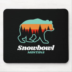Montana Snowbowl Skien Snowboarden Beer Muismat