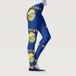 Montana Staatsvlag Leggings