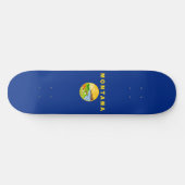 Montana Staatsvlag Skateboard (Horizontaal)